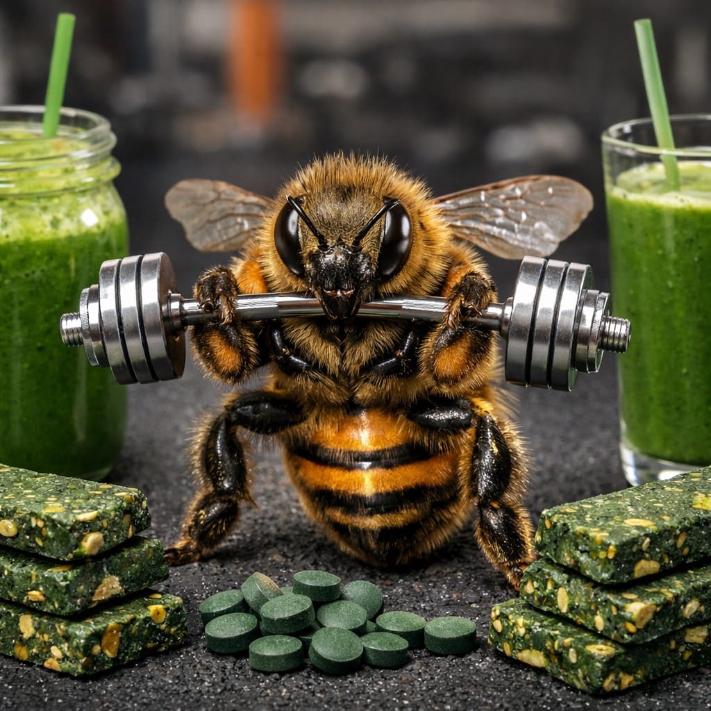 Zijn Spirulina algen een superfood voor bijen?